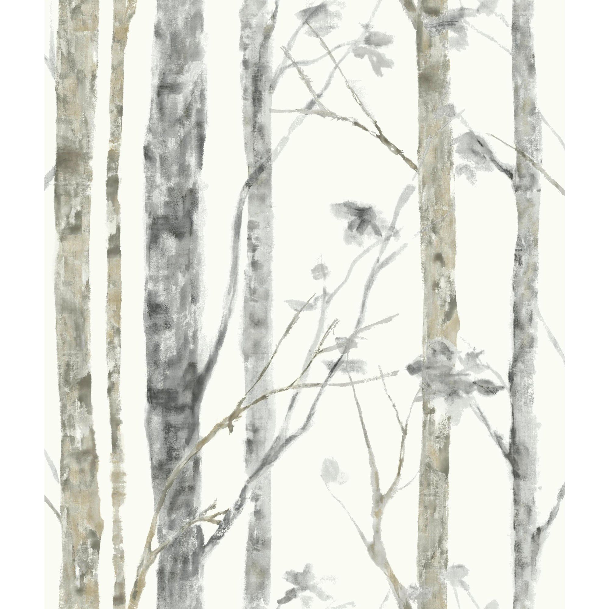 Roommates Birch Trees Peel And Stick Wall Decor Wallpaper | Walmart (US)