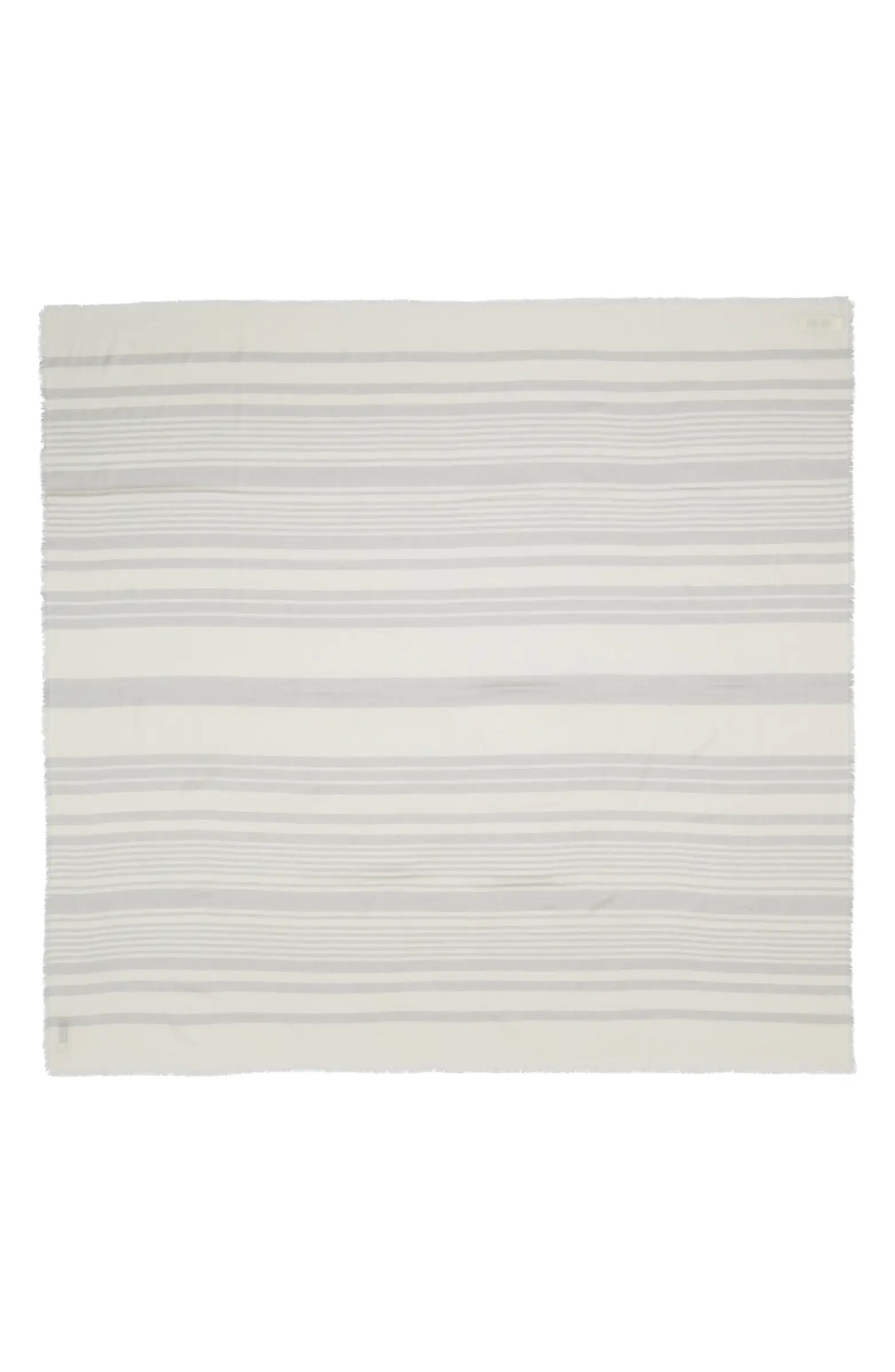 Johnstons of Elgin Variegated Stripe Wool Blend Scarf | Nordstrom | Nordstrom