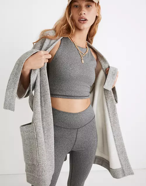 MWL Betterterry Wrap Sweatshirt Jacket | Madewell