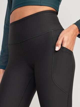 High-Waisted PowerSoft Full-Length Pocket Leggings | Old Navy (US)
