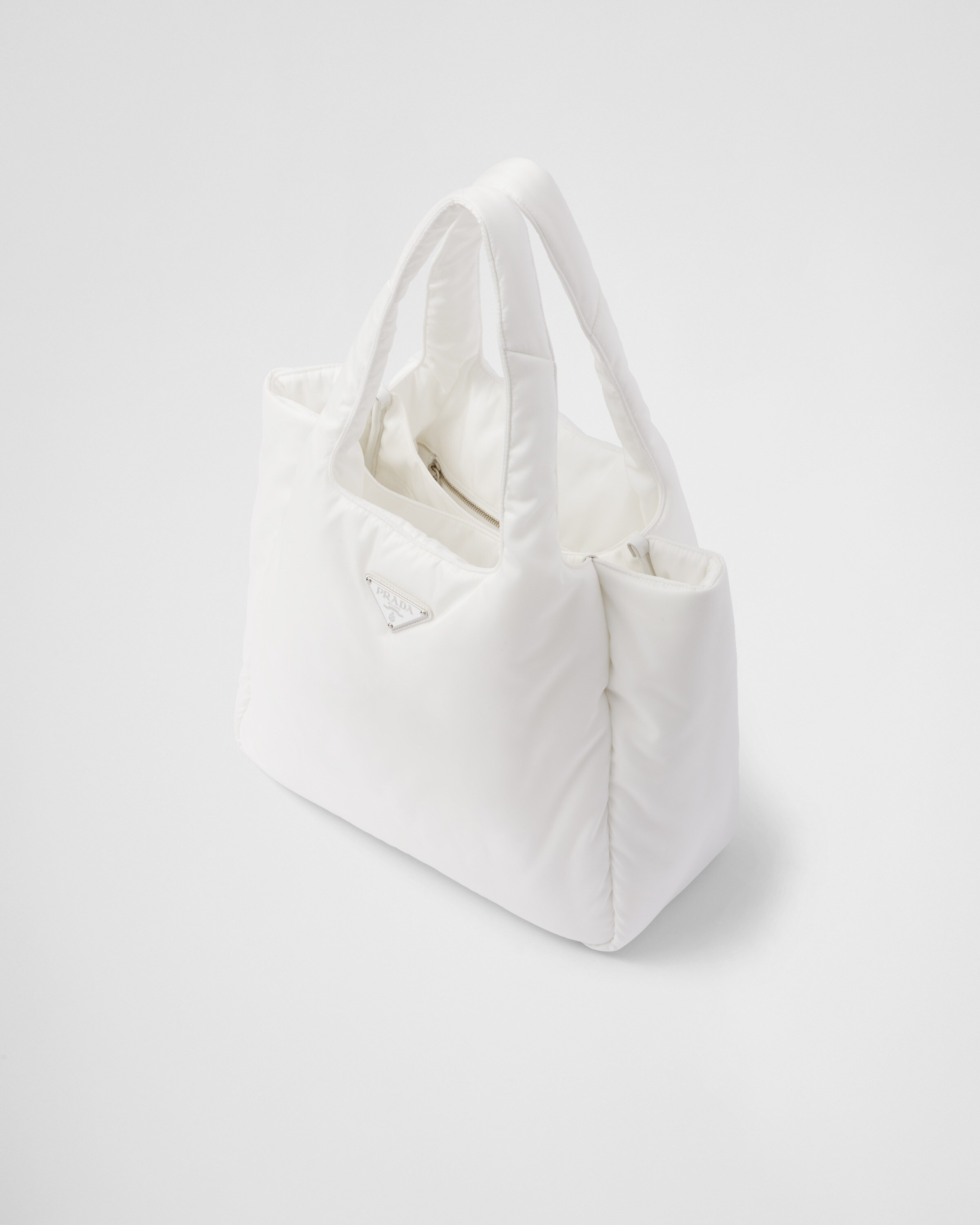 Large padded Re-Nylon tote bag | Prada Spa US