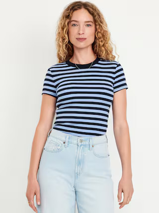 Snug Striped T-Shirt | Old Navy (US)