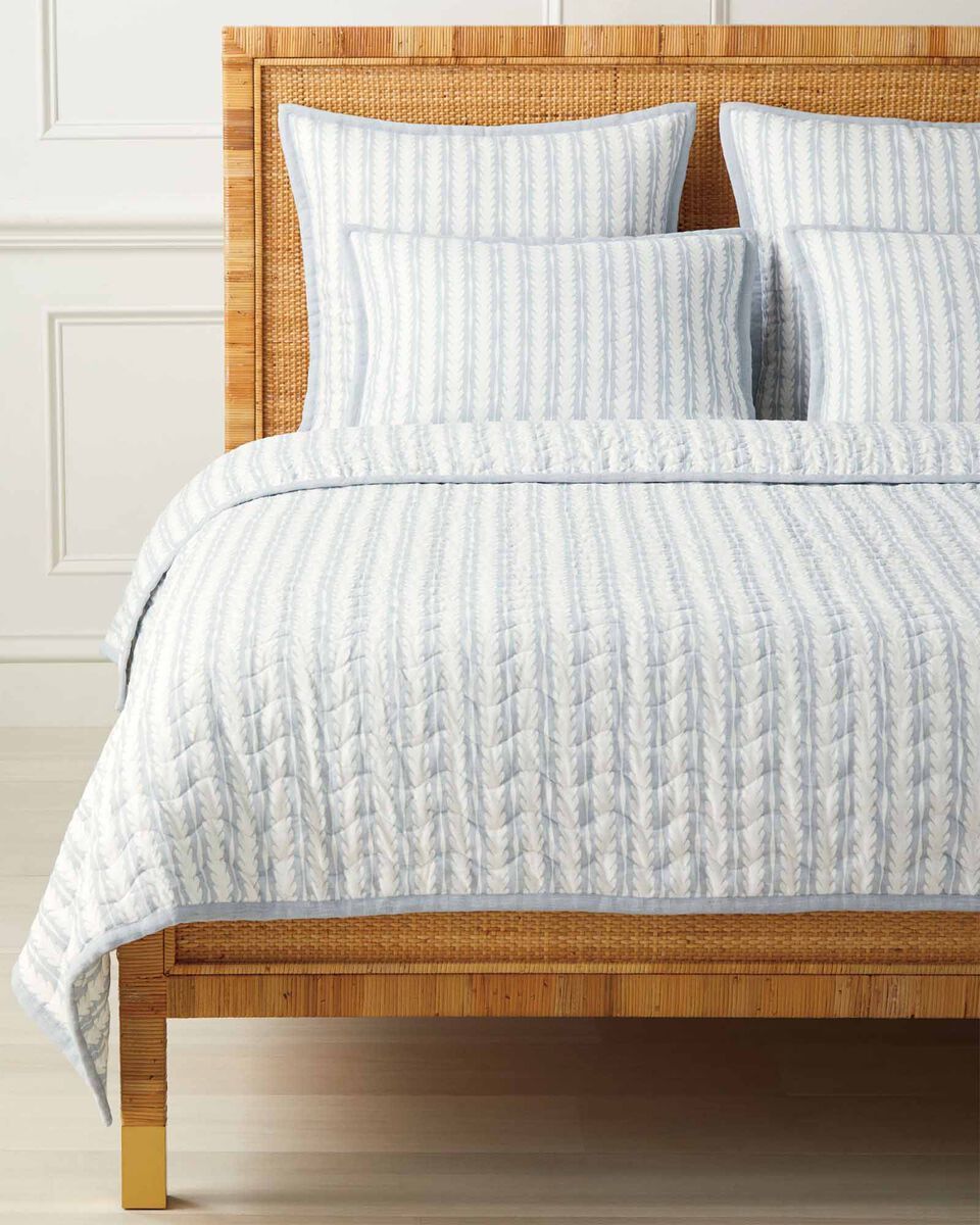 Oceana Linen Quilt | Serena and Lily