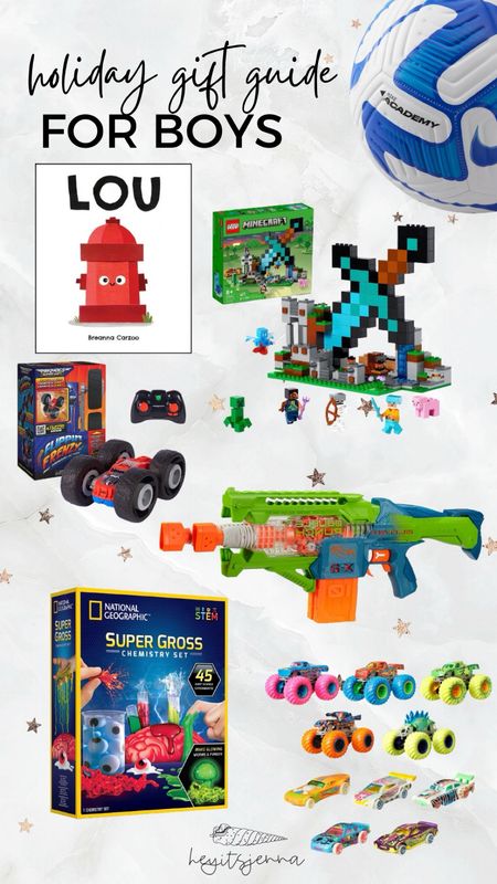 Boys gift guide for the holidays
Christmas gift ideas for son brother or nephew and godson 
Books for boys and nerf gun 
Wishlist items toys for kids for Christmas presents 

#LTKHolidaySale #LTKHoliday #LTKGiftGuide