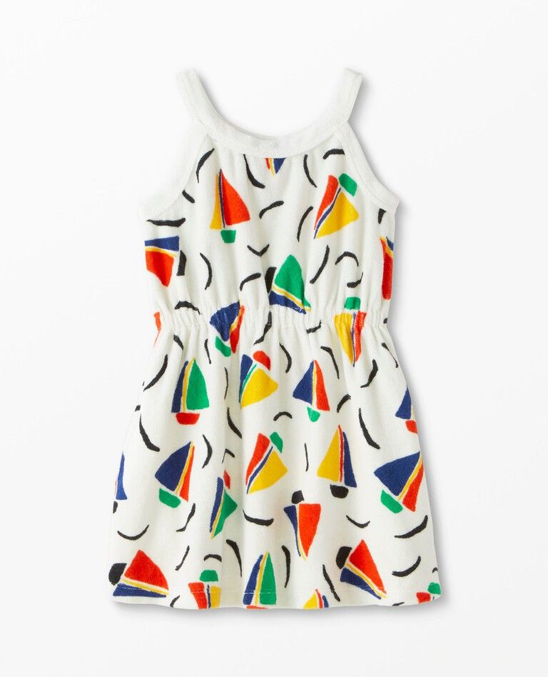 Print Loop Terry Beach Dress | Hanna Andersson
