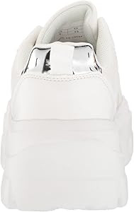 LUCKY STEP Women Chunky Platform Dad Colorblock White Neon Green Fuchsia Hologram Silver Casual L... | Amazon (US)