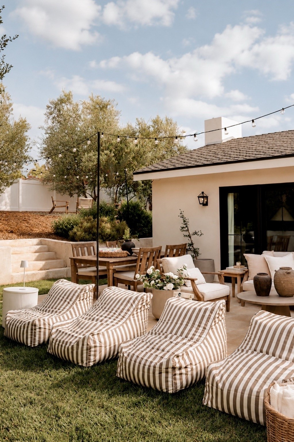 Our favorite kind of summer nights... Blankets on the lawn, snacks in hand, the boys running around until the movie starts, and the coziest spot in the yard thanks to the @jossandmain Ponce Outdoor Bean Bag Chair. It’s one of those pieces that instantly makes everyone want to stay outside just a little longer. These are the nights we'll remember 🤍

 #jossandmainpartner #jossandmainedit #myjossandmain

#LTKHome #LTKSaleAlert