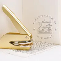 Custom Book Embosser – Personalized Book Stamp for Library or Ex Libris – Book Lover Gift –... | Etsy (EU)