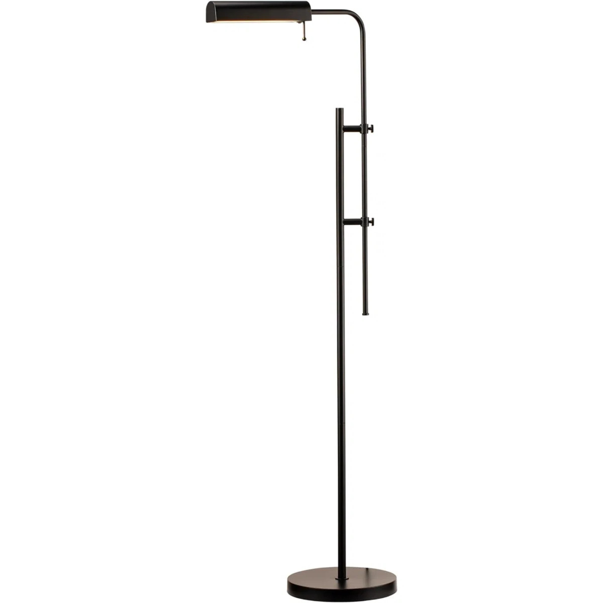 Maesynn Cedric Adjustable Pharmacy Floor Lamp - Industrial Design for Reading, Crafting, Work - 1... | Wayfair North America