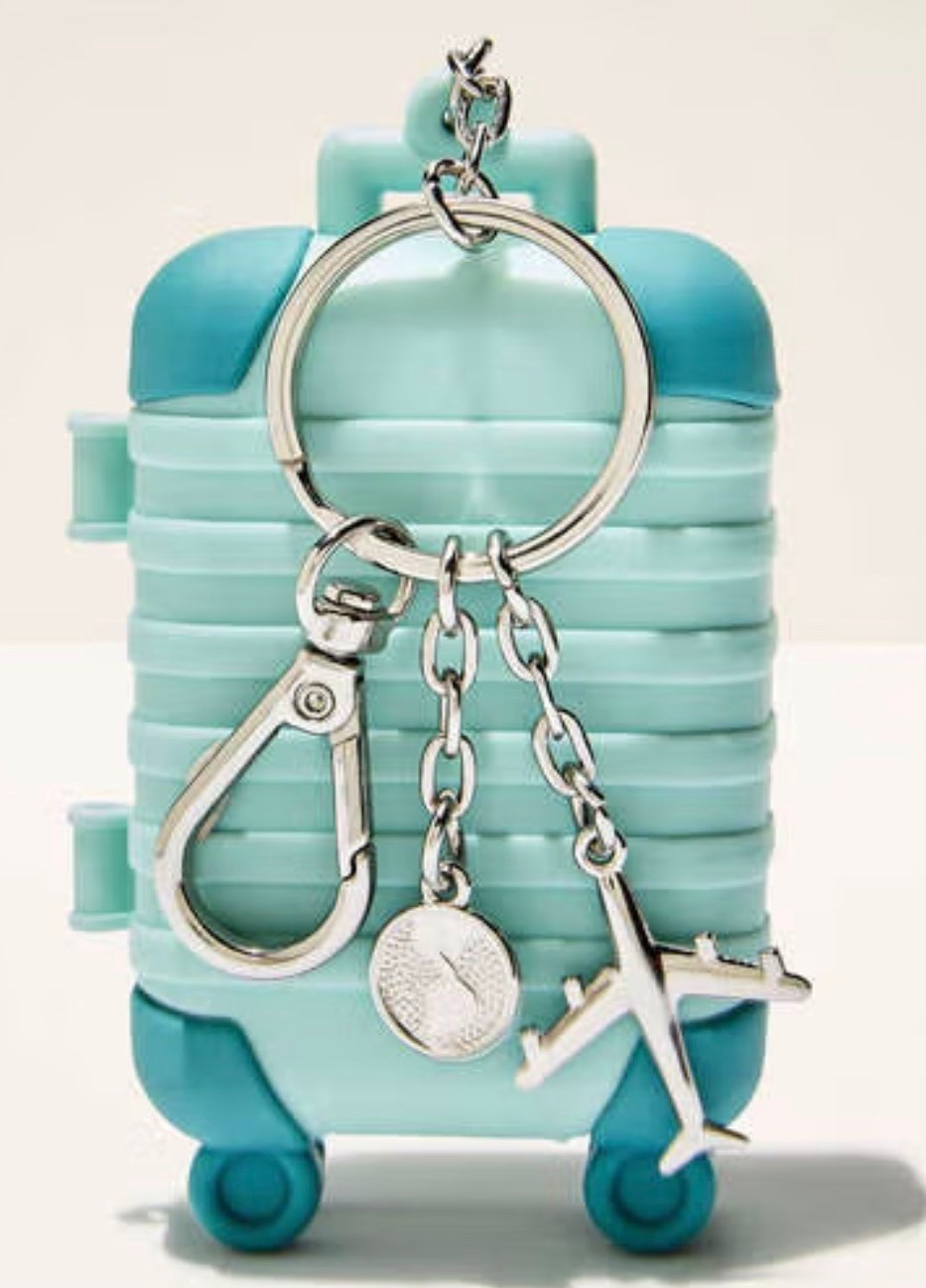 Aesthetic close-up of a pastel mint mini suitcase keychain with silver hardware, dangling airplane charm and coin detail, soft studio lighting, clean neutral background, travel-inspired luxury vibe, minimalist composition, wanderlust aesthetic, calm tones, high-end product photography, Pinterest-worthy, chic and playful.

Hashtags:
#wanderlust #travelaesthetic #travelinspo #jetsetlife #suitcasecharm #minisuitcase #travelstyle #passportready #aesthetictravel #globelife #travelvibes #carryononly #travelaccessories #quietluxury #pastelaesthetic #mintaesthetic #chicdetails #wanderwithme #travellover #pinterestaesthetic

#LTKGiftGuide #LTKActive #LTKSeasonal