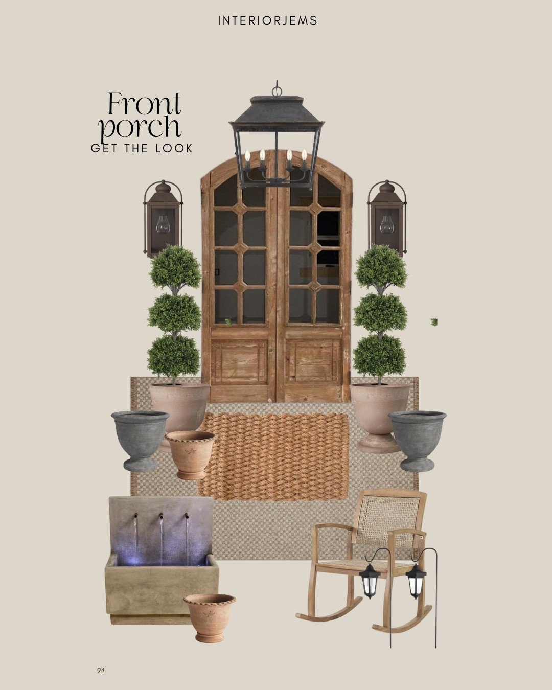 Wayfair front porch get the look, rocking chair, artificial Topia, outdoor planters, outdoor pots, outdoor pillow, outdoor rug, outdoor lantern

#LTKSaleAlert #LTKHome #LTKStyleTip