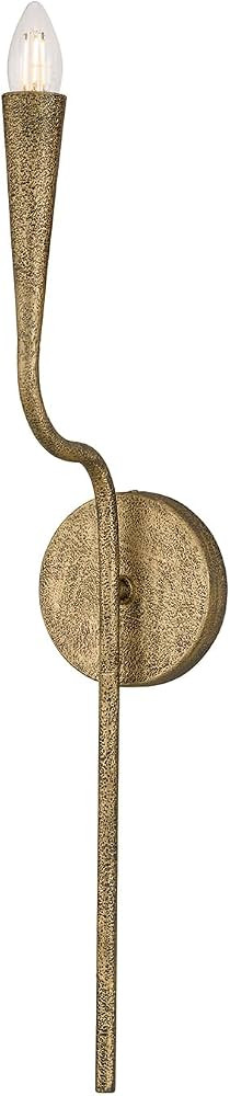 Capital Lighting 659811ARG Savari Transitional Torchiere Candle Wall Sconce, 1-Light 60 Watt, 25"... | Amazon (US)