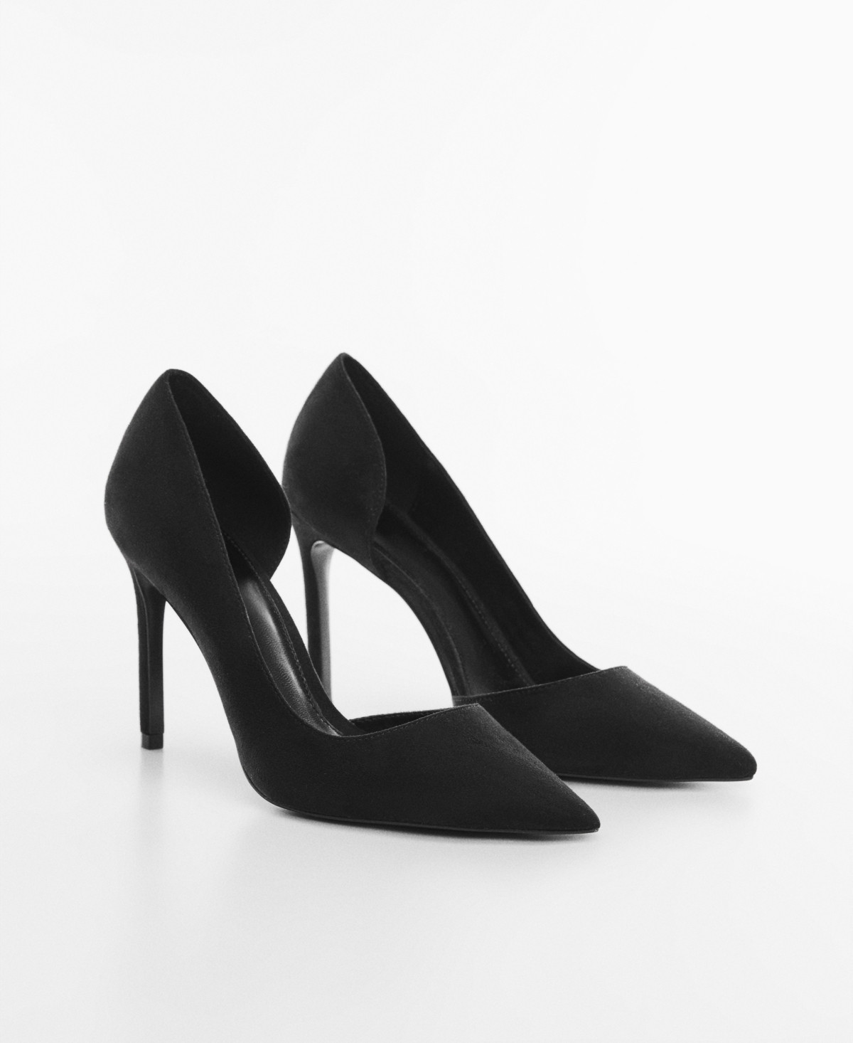 Mango Women's Asymmetrical Heeled Shoes - Black | Macy's