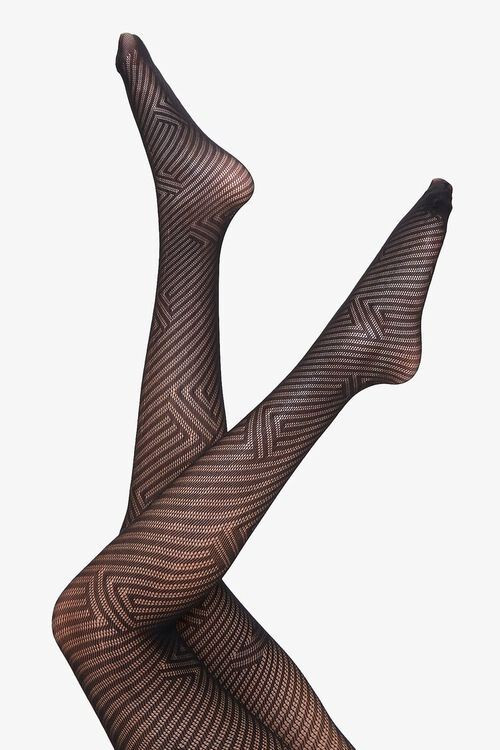 Sheer Chevron Tights | Forever 21 (US)