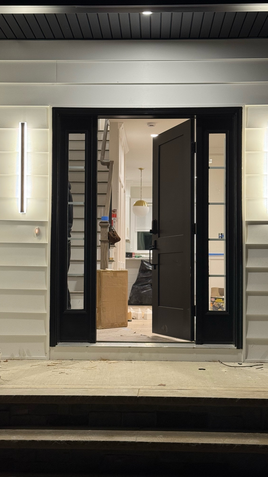 Home is coming together so nicely an I’m so thankful. Love these outdoor fixtures it add so much to the front entrance. 

#LTKHome