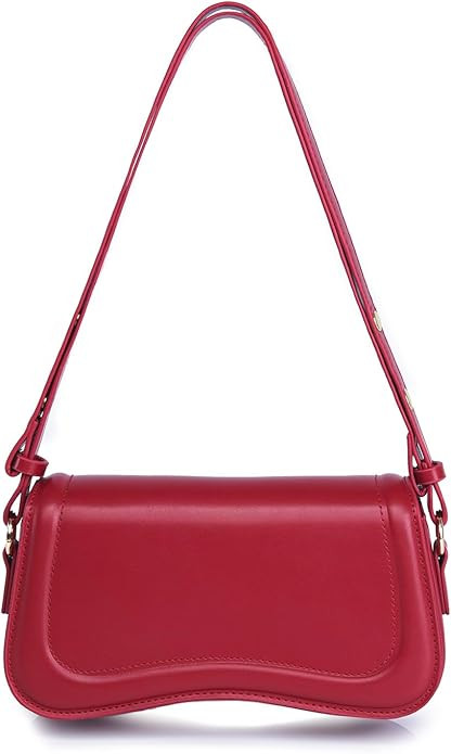 Shoulder Bag for women Clutch Purse Handbag PU Leather Tote Bag with 2 Removable Straps and Zippe... | Amazon (US)