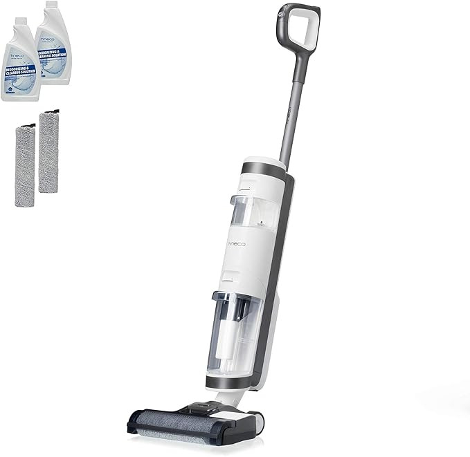 Tineco iFloor 3 Complete Wet Dry Vacuum, Floor Washer, White/Grey (Renewed) | Amazon (US)