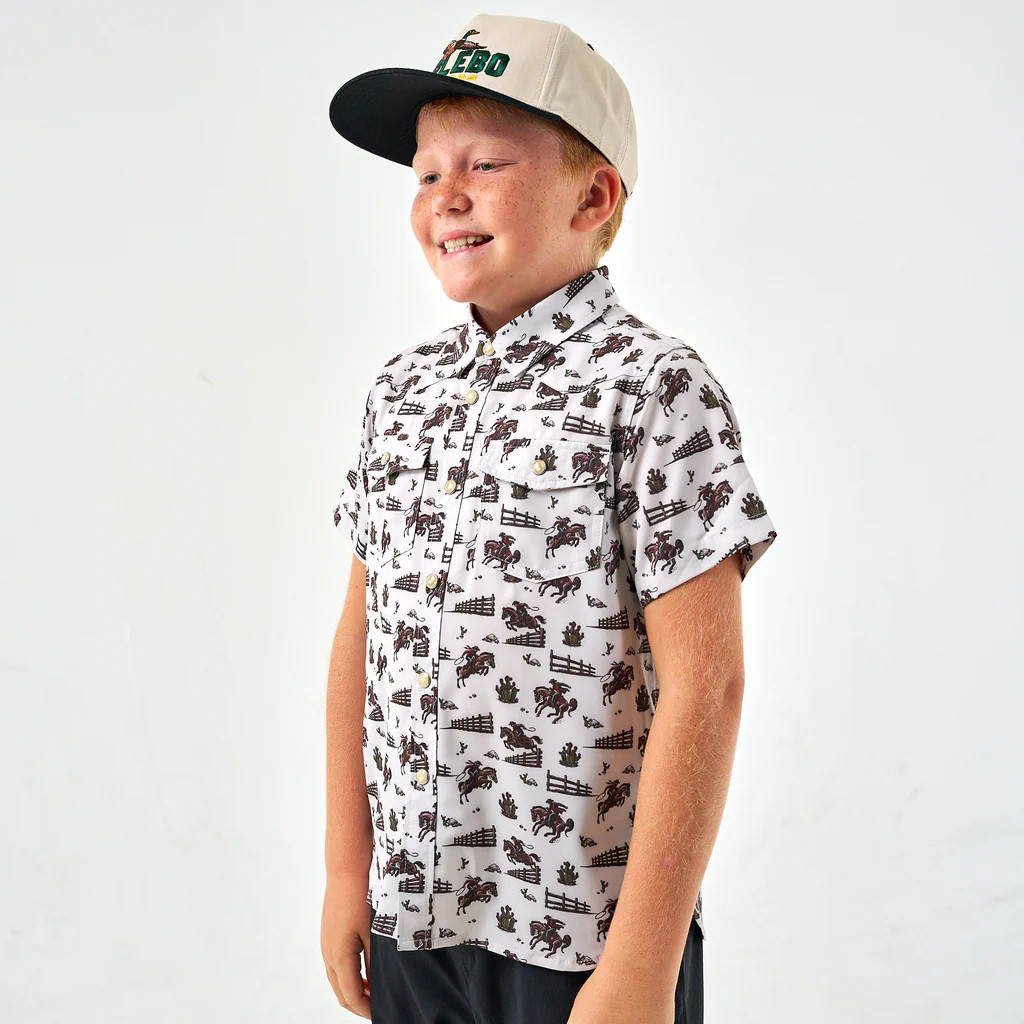 Youth Performance Western Shirt - Cowboy Country | BURLEBO