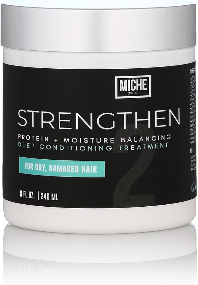 Miche Strengthen Protein Deep Conditioner For Curly, Kinky Or Wavy Hair, Silicone And Paraben Fre... | Amazon (US)