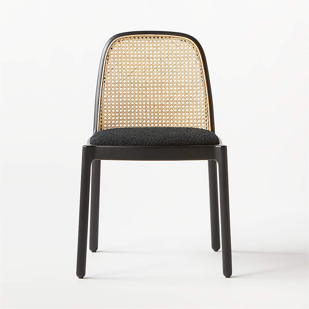 Nadia White Cane Chair + Reviews | CB2 | CB2