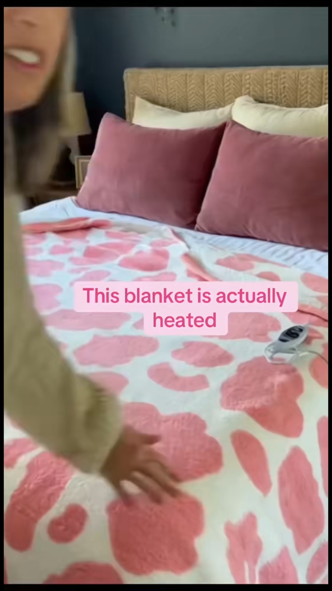 Cozy Pink Cow Print Heated Blanket
Stay warm in style with this ultra soft blanket that actually heats up. It’s cute vibes with that pink cow print but legit functional too. Fast warm up, adjustable heat levels, and big enough to wrap up in on the couch or in bed. Perfect for chilly mornings, movie nights, and winter work from home setup. Cute, comfy, and cozy energy you can feel. #Blanket #CozyVibes #PinkBlanket #Gift

#LTKHoliday #LTKdayinmylife #LTKGiftGuide