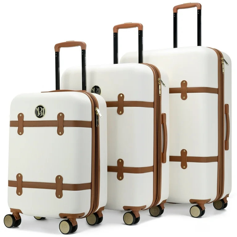 BADGLEY MISCHKA Grace 3 Piece Expandable Retro Luggage, Walmart Finds ) | Walmart (US)