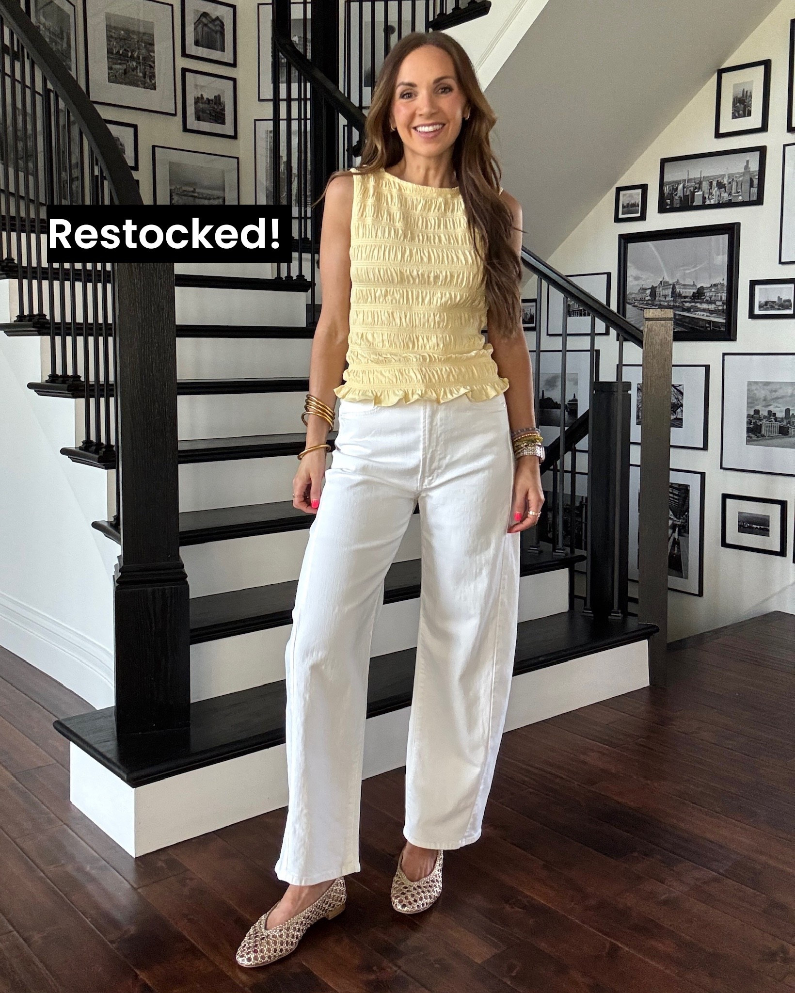 @Target smocked tank top was out of stock so fast- so grab it now! 

#LTKootd