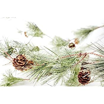 CraftMore Smokey Pine Garland 6 Feet | Amazon (US)