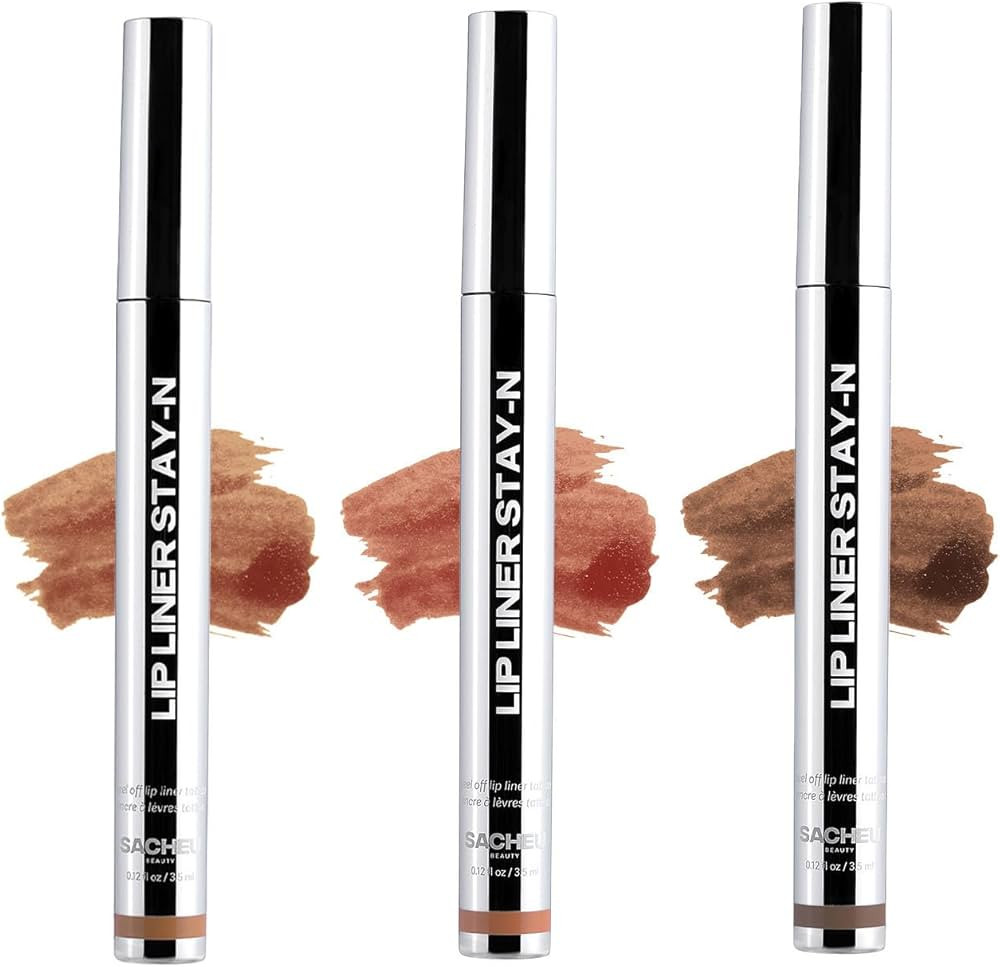 Sacheu Lip Liner Stay-N - Peel Off Lip Liner Tattoo, Peel Off Lip Stain, Long Lasting Lip Stain P... | Amazon (US)