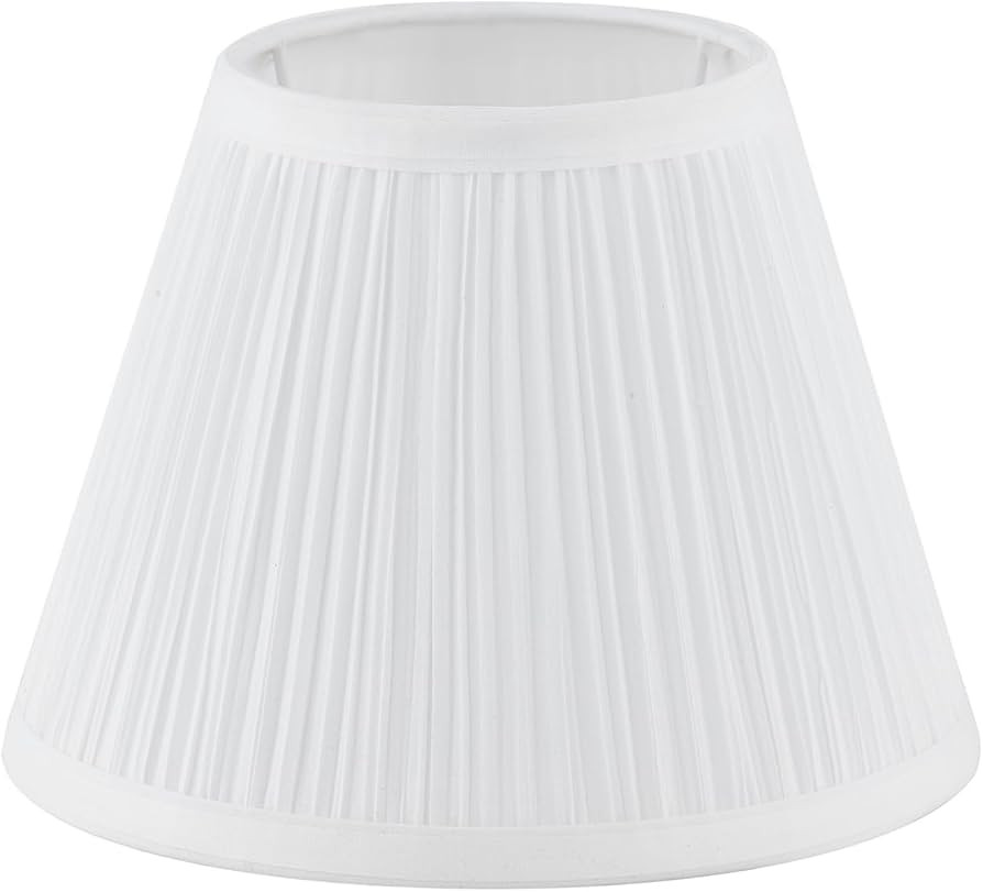 Uno Lamp Shade,Drum Pleated Lamp Shade 5" Top x 9" Bottom x 7" Slant Height,Barrel Small Replacem... | Amazon (US)