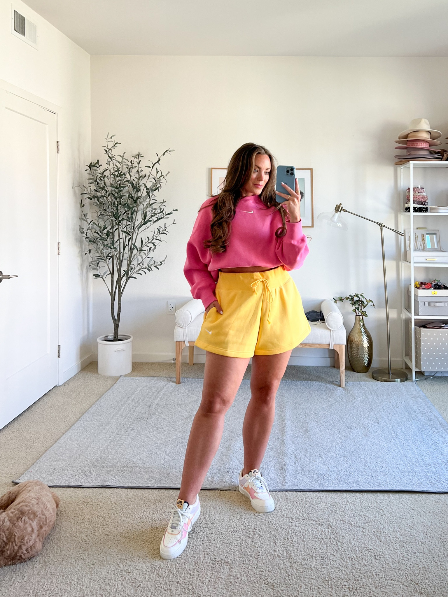Nike crewneck and Nike Sweatshorts part of the Nordstrom anniversary sale

M crewneck
Xl shorts in photo, need a large though! 

Nsale, Nordstrom, nike, colorful sweats, sweatpants, pink sweatshirt, Barbie pink, nike Airforce shadows, colorful sneakers, colorful outfit 

#LTKxNSale #LTKshoecrush #LTKSeasonal