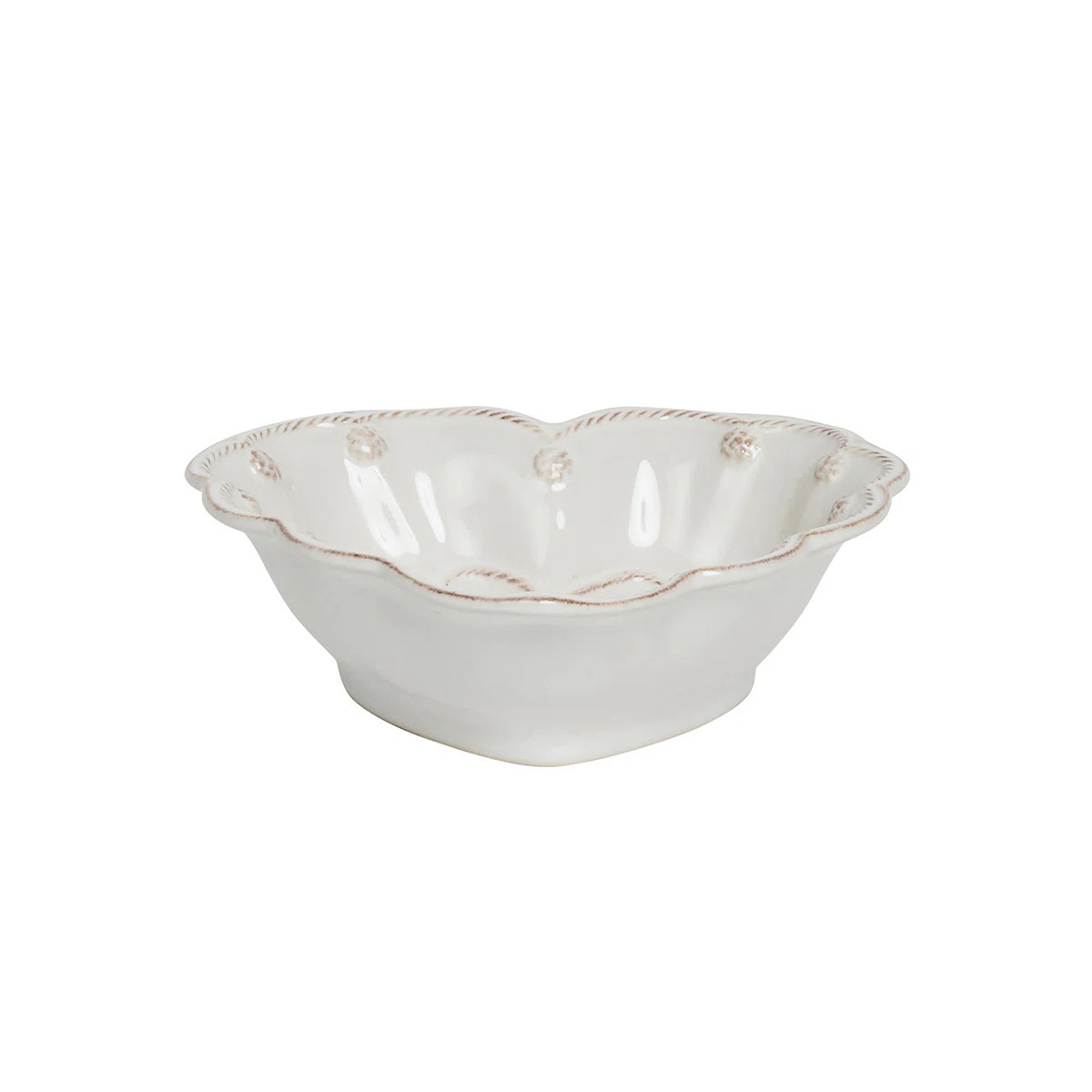 Berry & Thread 6.5" Heart Bowl - Whitewash | Wayfair North America