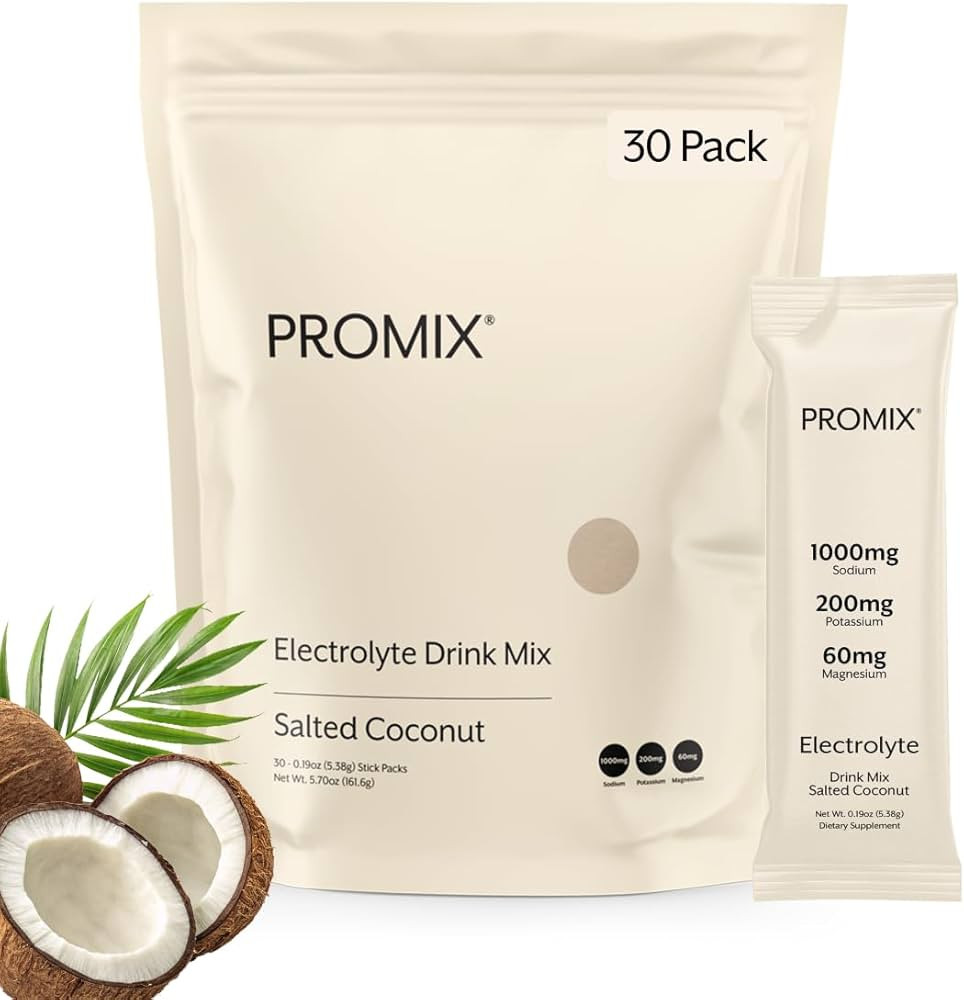 ProMix Nutrition Electrolytes Powder Hydration Packets - Himalayan Pink Salt, Magnesium, Potassiu... | Amazon (US)