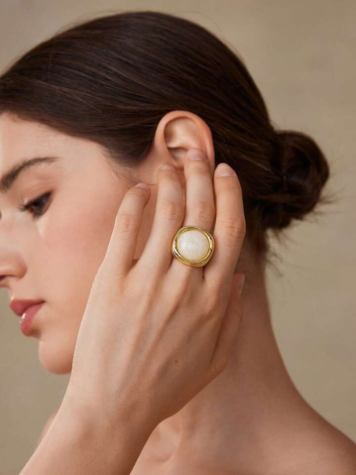 MOTF PREMIUM ANEL DE RESINA MARROM | SHEIN