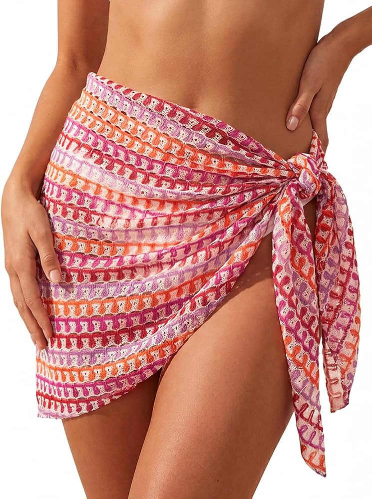 Swimsuit Coverup for Women Beach Sarong Wraps Fishnet Bathing Suit | Amazon (US)