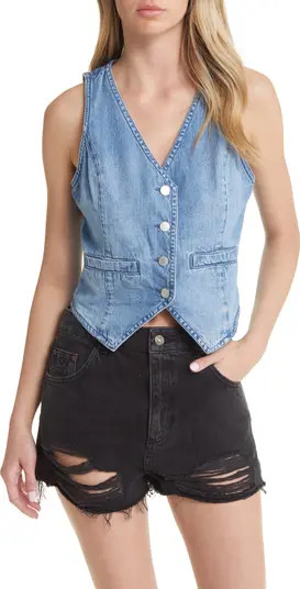 Cotton Denim Vest | Nordstrom