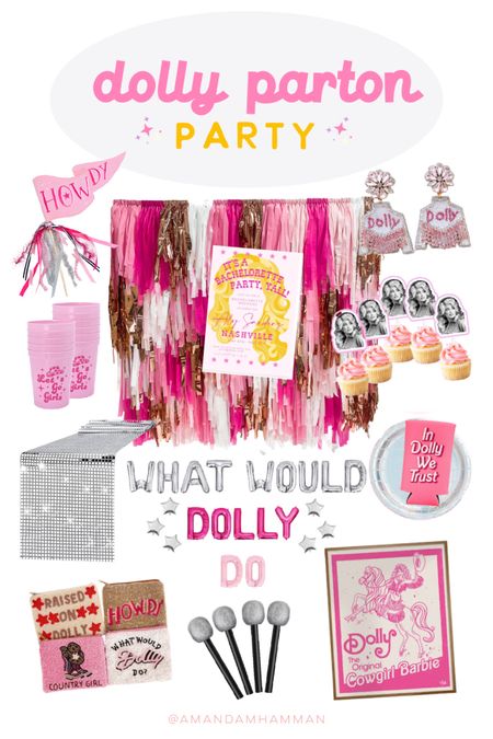 Dolly Parton Party 🩷 #dollyparton #nashville #party #bachelorette 

#LTKunder50 #LTKunder100 #LTKstyletip
