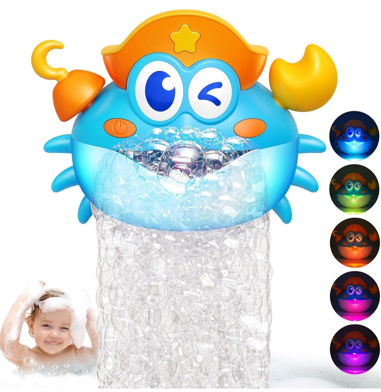 30% off 🎉

Bath Toys,Crab Baby Bath Toys Light Up Bath Bubble Machine with Colourful RGB Light Great Birthday Gift for Boys and Girls Toddler Toy for Kids Ages 1-3 4-8

#LTKKids #LTKSaleAlert
