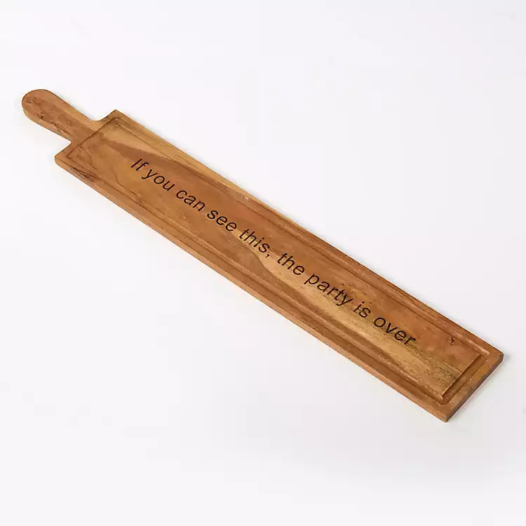 Party is Over Serving Board | Kirklands