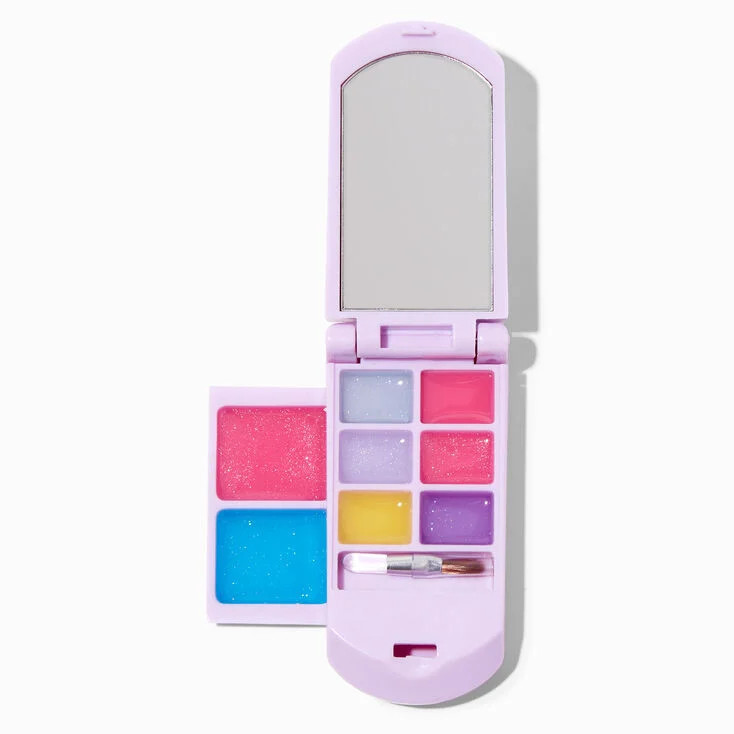 Claire's Club Purple Butterfly Bling Flip Phone Lip Gloss Set | Claire's (UK)