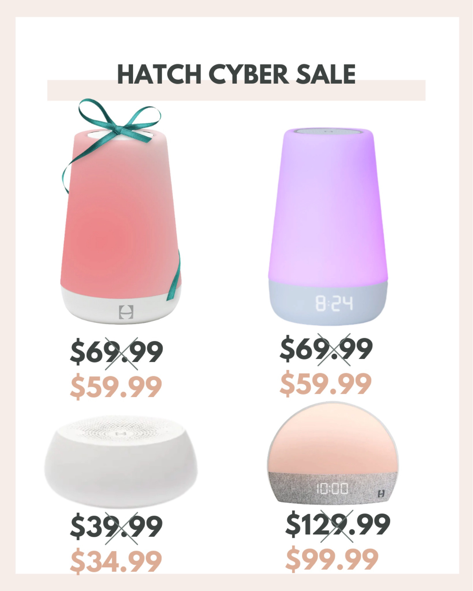 The Hatch cyber sale has started! We love it and Ben has never spent a night without his. A great gift for babies and expecting families. 

#LTKCyberweek #LTKunder100 #LTKbaby