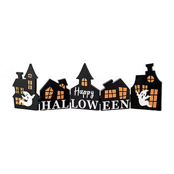 Glitzhome Haunted House Halloween Tabletop Decor | JCPenney