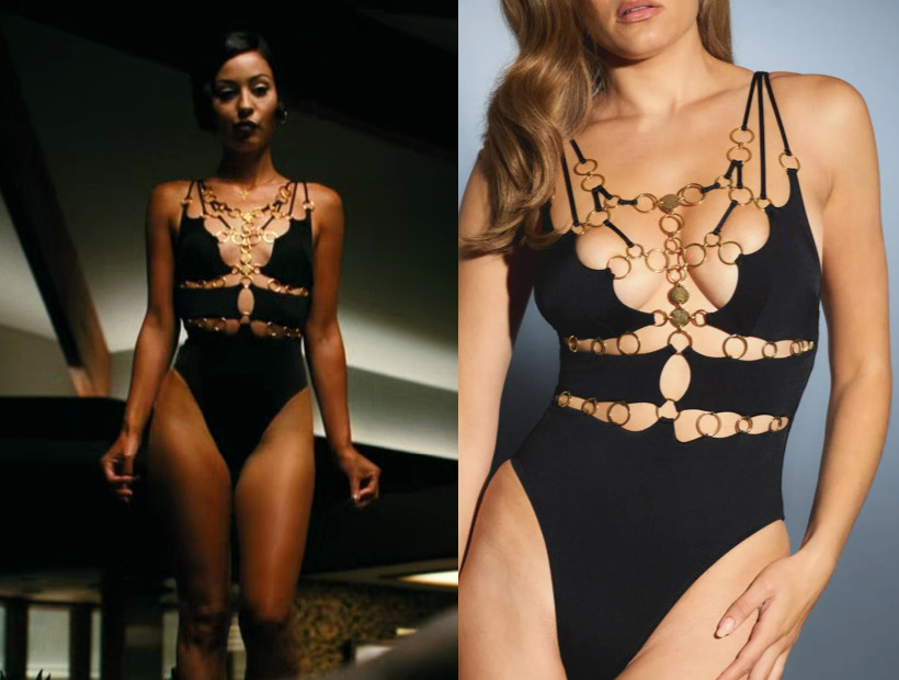 Maddy Perez in this Agent Provocateur ring detail swimsuit in 3x07 of Euphoria 

 