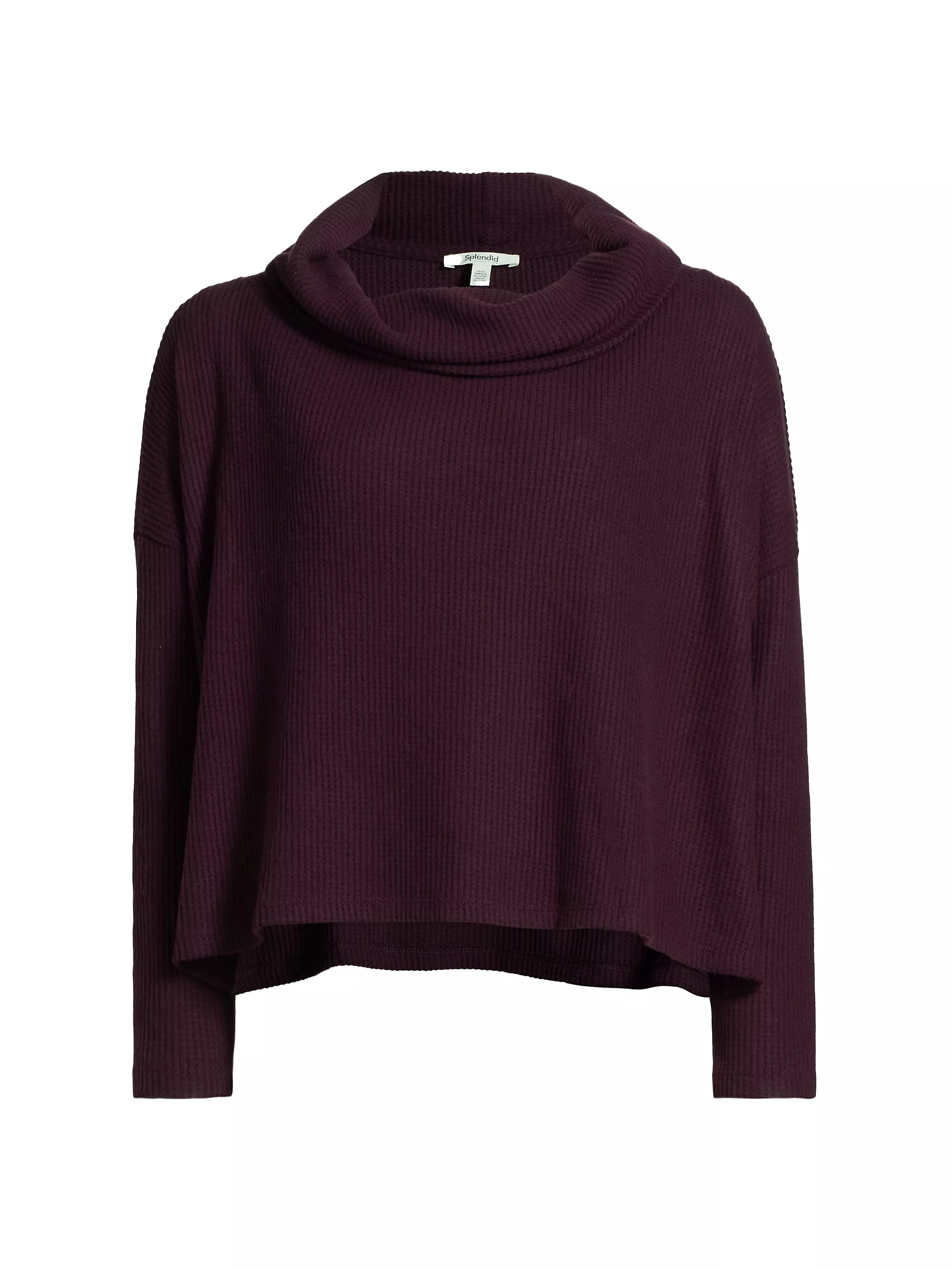 London Ribbed Cowlneck Top | Saks Fifth Avenue