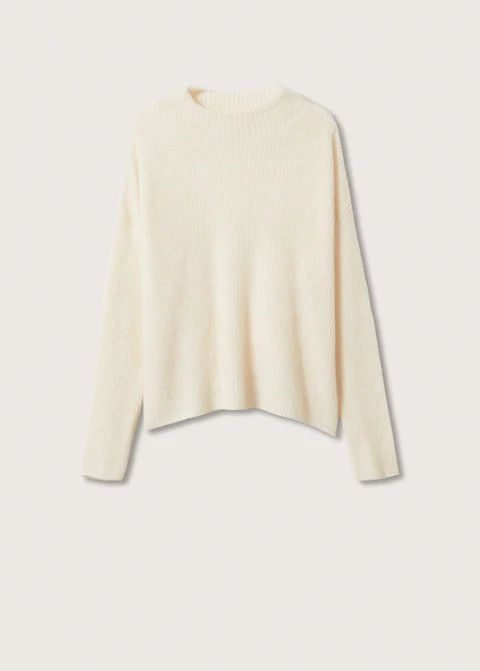 Ribbed knit sweater | MANGO (UK)