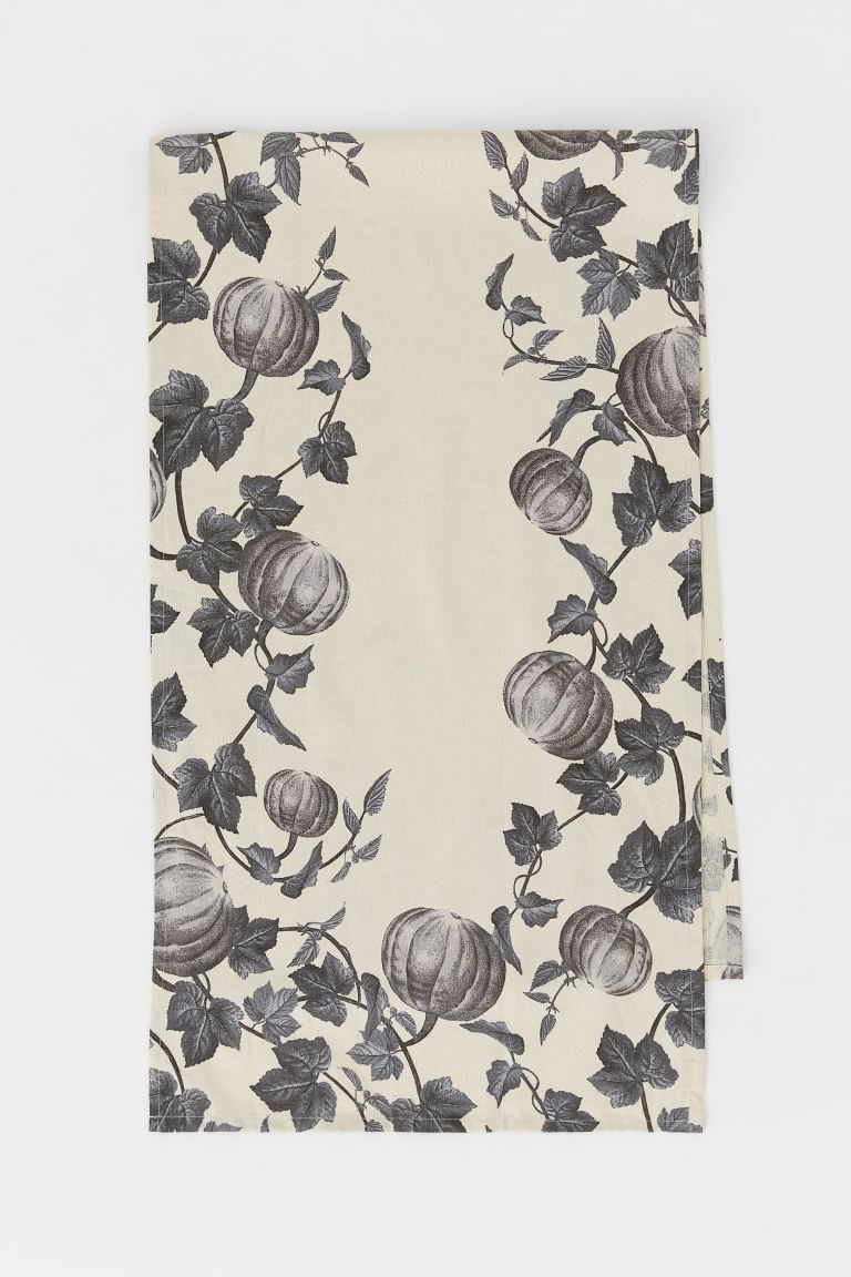 Patterned Cotton Table Runner | H&M (US)