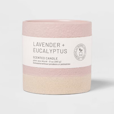 Wellness Ceramic Lavender and Eucalyptus Candle - Project 62™ | Target