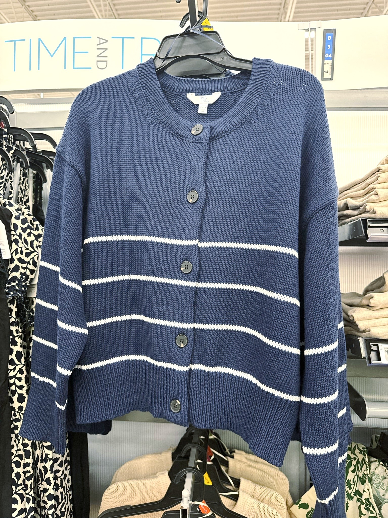 Walmart✨ Time and Tru Women's Striped Cardigan Sweater with Long Sleeves, Sizes XS-XXXL

#LTKootd #LTKWorkwear #LTKSeasonal