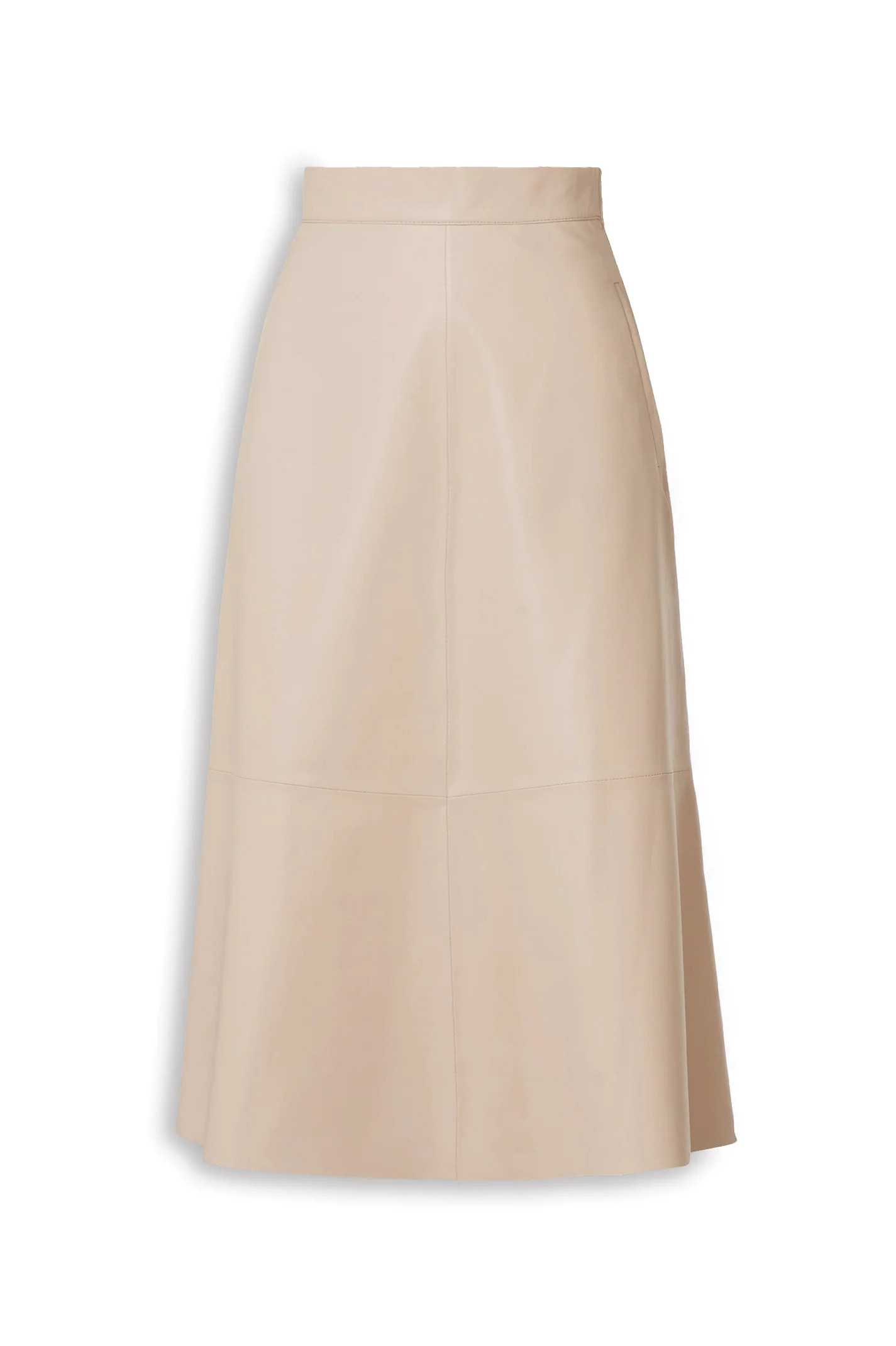 LEATHER LONG SKIRT - SHELL - Scanlan Theodore | Scanlan Theodore US