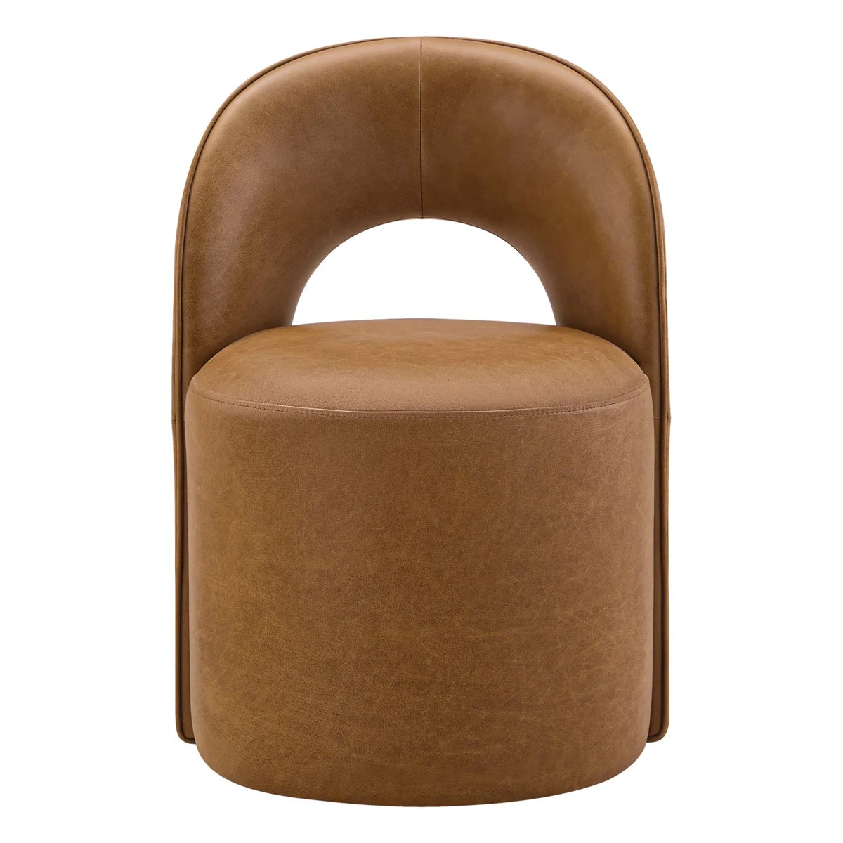 Neta Genuine Leather Upholstered Dining Chair | Joss & Main
